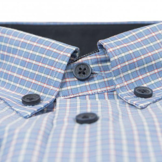 Πουκάμισο καρό γαλλικής ραφής 