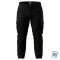 Ελαστική demi saison καπαρτινέ cargo παντελόνα,της Leo Collection - Black