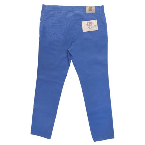 Καλοκαιρινό ελαστικό πεντάτσεπο παντελόνι μεσαίου καβάλου Καλοκαιρινό ελαστικό πεντάτσεπο παντελόνι μεσαίου καβάλου