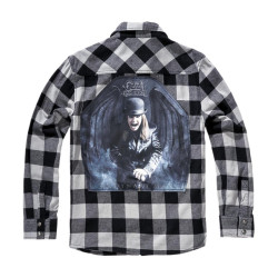 Ozzy Checkshirt Long Sleeve - Black/Coal