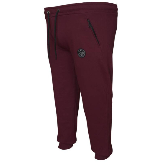 Φόρμα φούτερ με λάστιχο στο μπατζάκι και patch - ΜΠΟΡΝΤΩ