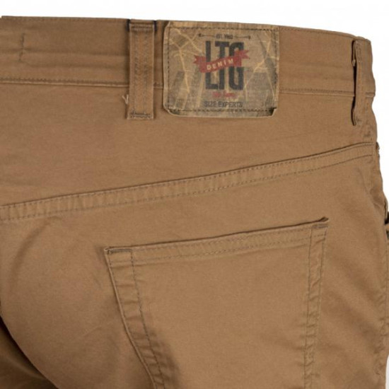 Καλοκαιρινό ελαστικό πεντάτσεπο παντελόνι μεσαίου καβάλου Καλοκαιρινό ελαστικό πεντάτσεπο παντελόνι μεσαίου καβάλου