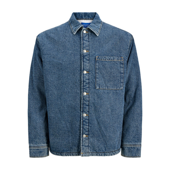 Overshirt denim πουκάμισο με επένδυση,