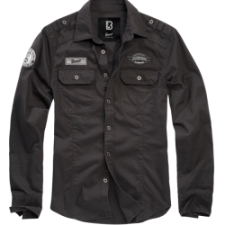 Luis vintage shirt by Brandit - Coal Black