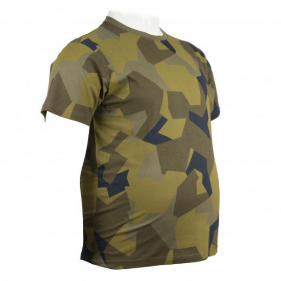 T-shirt από βαμβακερό μακό ύφασμα - Swedish Camo