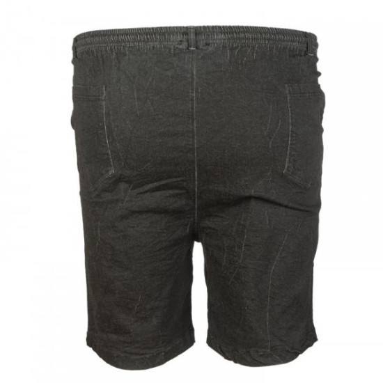 Ελαστική Stonewashed καπαρτινέ βερμούδα 