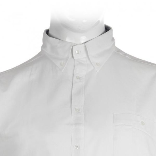 Πουκάμισο κοντομάνικο λινό με τσέπη - ΛΕΥΚΟ