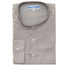 Μάο πουκαμίσα λινή - ΧΑΚΙ