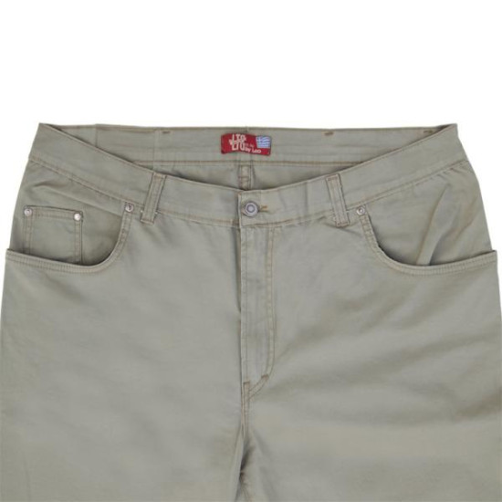 Καλοκαιρινό ελαστικό πεντάτσεπο παντελόνι μεσαίου καβάλου 