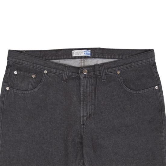 Jean σταθερό μεσαίου καβάλου - ΜΑΥΡΟ