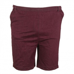 Ελαστική Stonewashed καπαρτινέ βερμούδα 