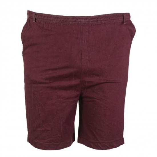 Ελαστική Stonewashed καπαρτινέ βερμούδα 