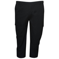 Καπαρτινέ σταθερή cargo παντελόνα της Leo Collection - Black Rock