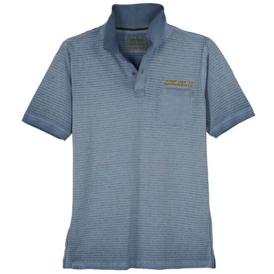 King Size Stone Washed Jersey Polo 