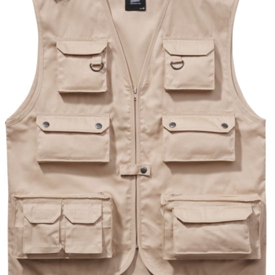 Γιλέκο μιλιτέρ χωρίς επένδυση - Beige