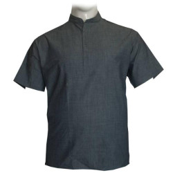 Λινή τετράκουμπη πουκαμίσα 