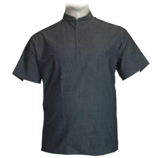 Λινή τετράκουμπη πουκαμίσα 