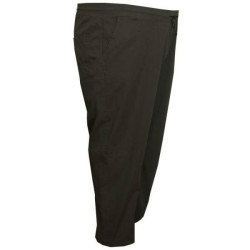 Καπαρτινέ καλοκαιρινή παντελόνα με λάστιχο στην μέση - Khaki