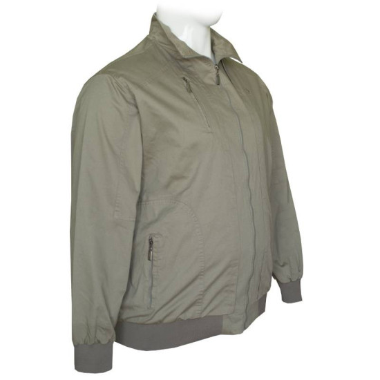 Ανοιξιάτικο βαμβακερό καπαρτινέ μπουφάν - Beige