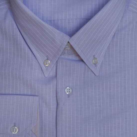 Πουκάμισο με μακρύ μανίκι ριγέ/πτι-καρό - ΛΙΛΑ