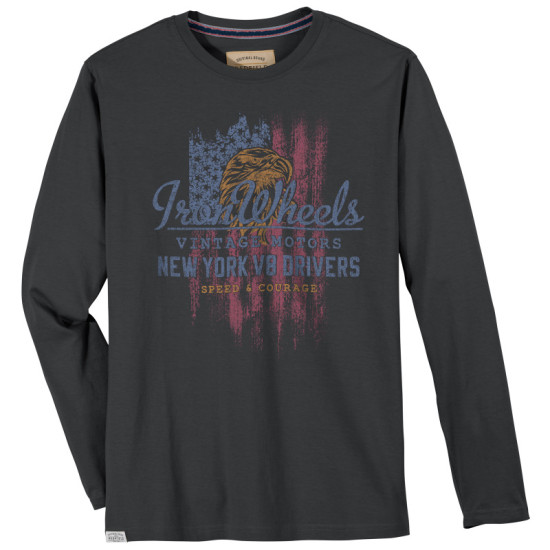 King size pennie φλάμα μακρυμάνικη μπλούζα 