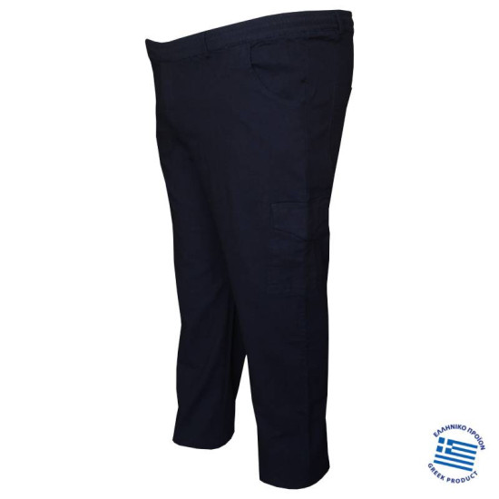 Ελαστική jean παντελόνα cargo by LTG - Dark Blue Ελαστική jean παντελόνα cargo by LTG - Dark Blue
