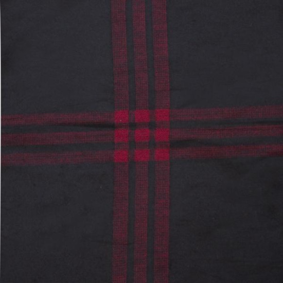 ΑΝΔΡΙΚΟ ΚΑΣΚΟΛ ΜΕ ΡΙΓΕΣ - ΚΟΚΚΙΝΟ/ΜΑΥΡΟ