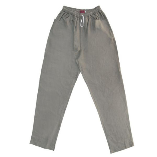 Λινό σαλβάρι με λάστιχο στην μέση - ΛΑΔΙ