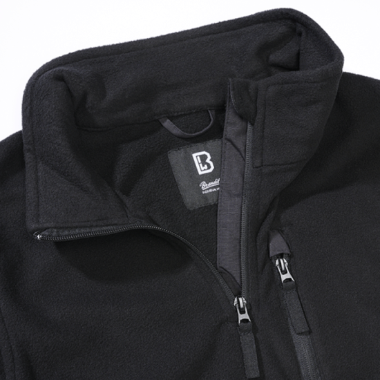 Fleece Troyer by Brandit - Black