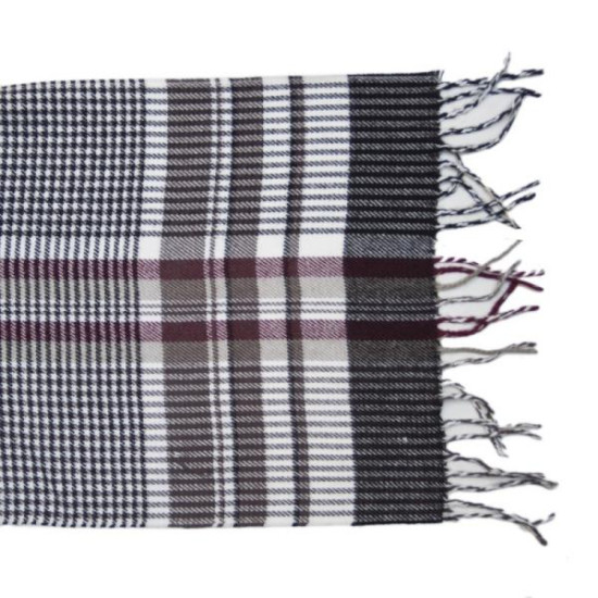 ΑΝΔΡΙΚΟ ΚΑΣΚΟΛ ΜΕ ΚΑΡΟ ΣΧΕΔΙΟ - ΜΠΟΡΝΤΩ/ΛΕΥΚΟ/ΜΑΥΡΟ