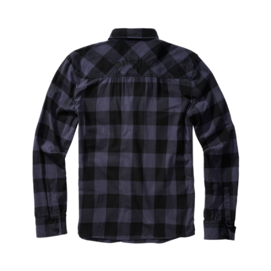 Limited edition Motörhead Checkshirt - Black/Slate Grey
