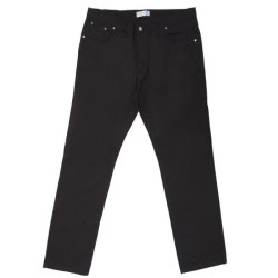 Χειμερινό καπαρτινέ ελαστικό παντελόνι - ΜΑΥΡΟ