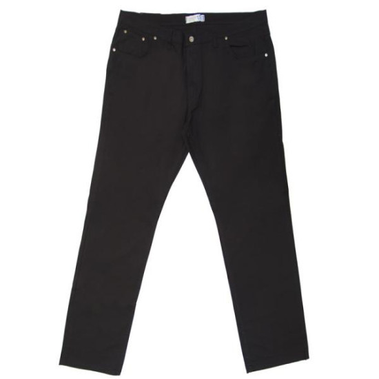 Χειμερινό καπαρτινέ ελαστικό παντελόνι - ΜΑΥΡΟ