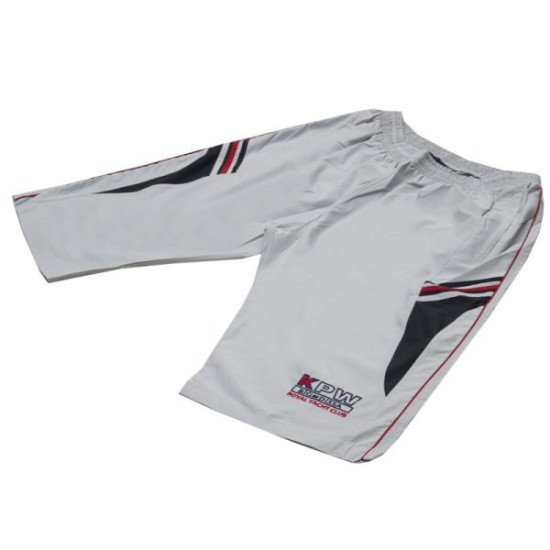 Μαγιό βερμούδα τριών τετάρτων με ρίγα και κεντητές λεπτομέρειες - ΠΑΓΟΣ