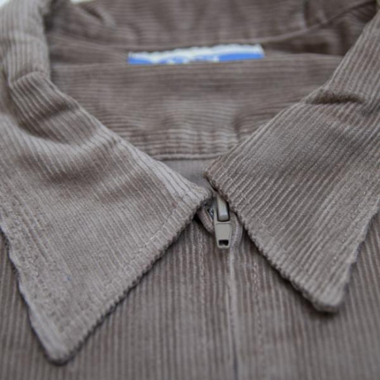 Πουκαμίσα κοτλέ με φερμουάρ - ΜΠΕΖ