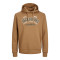 Jack & Jones Elogo Sweat Hoodie με μεταξοτυπία - Americano Brown