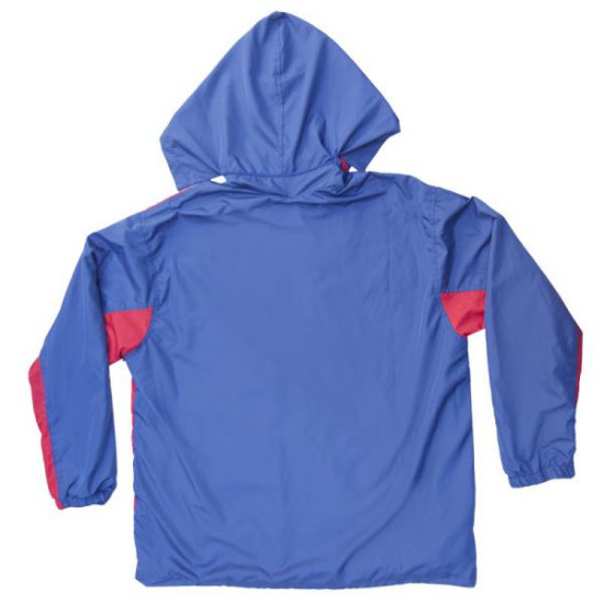 Αντιανεμικό jacket με λεπτή επένδυση και κουκούλα - Indigo/Red