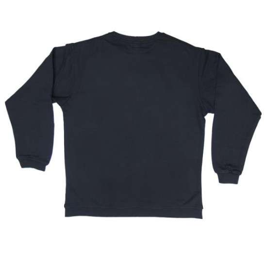 Συνδυαστική προσφορά μπλούζας φούτερ λαιμόκοψη μονόχρωμη - ΜΑΥΡΟ