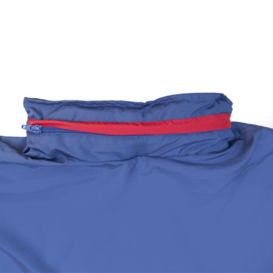 Αντιανεμικό jacket με λεπτή επένδυση και κουκούλα - Indigo/Red
