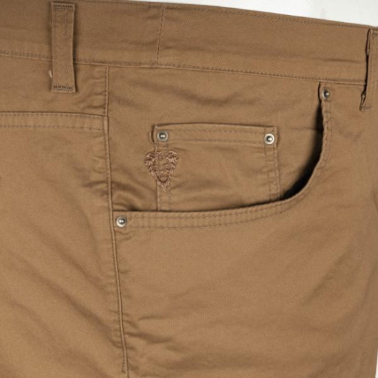 Καλοκαιρινό ελαστικό πεντάτσεπο παντελόνι μεσαίου καβάλου Καλοκαιρινό ελαστικό πεντάτσεπο παντελόνι μεσαίου καβάλου