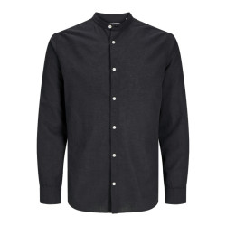 Μάο λινό μακρυμάνικο πουκάμισο