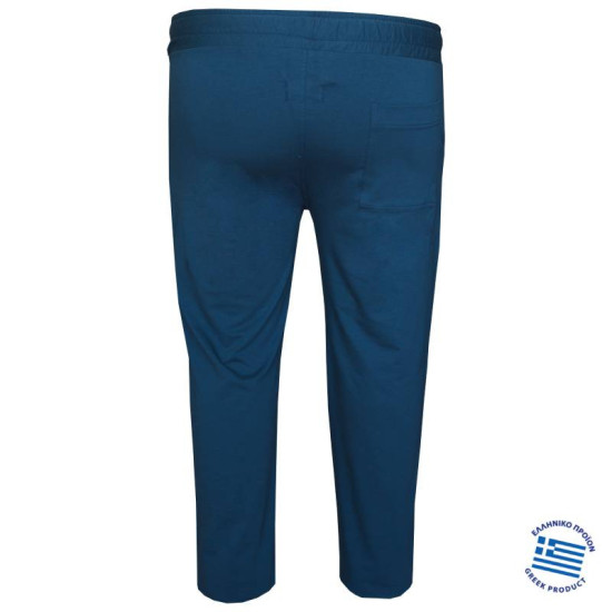 Καλοκαιρινό jersey παντελόνι φόρμας με Patch,της Leo Collection - Indigo