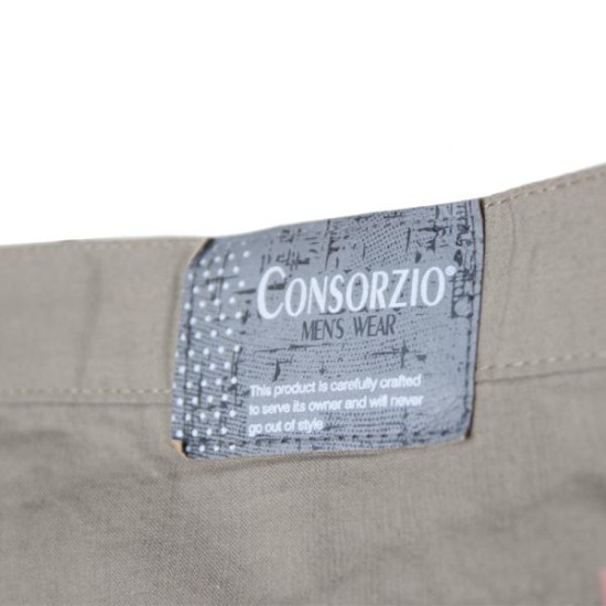 Καλοκαιρινό καπαρτινέ σταθερό παντελόνι - CEMENT