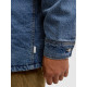Overshirt denim πουκάμισο με επένδυση,