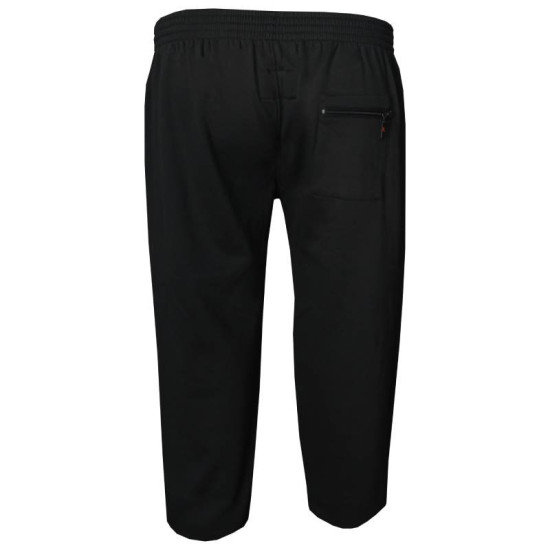 Χειμερινό παντελόνι φόρμας μονόχρωμο μεσαίου καβάλου - Black