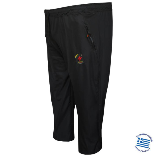 Φόρμα συνθετική μονόχρωμη, με fleece εσωτερικό και patch - Black Φόρμα συνθετική μονόχρωμη, με fleece εσωτερικό και patch - Black