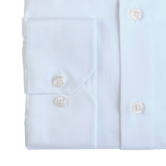 Μονόχρωμο μακρυμάνικο πουκάμισο 