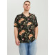 Jeff Resort Floral Shirt by Jack & Jones - Black