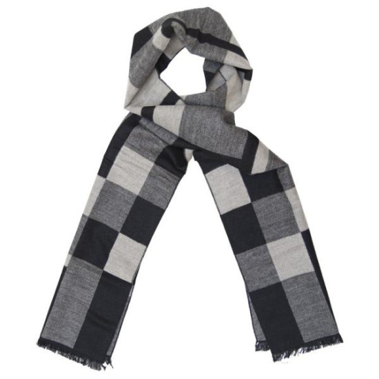 ΑΝΔΡΙΚΟ ΚΑΣΚΟΛ ΜΕ ΚΑΡΟ ΣΧΕΔΙΟ - ΕΚΡΟΥ/ΜΑΥΡΟ