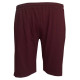 Μακό βερμούδα μονόχρωμη με λάστιχο στην μέση - Bordeaux